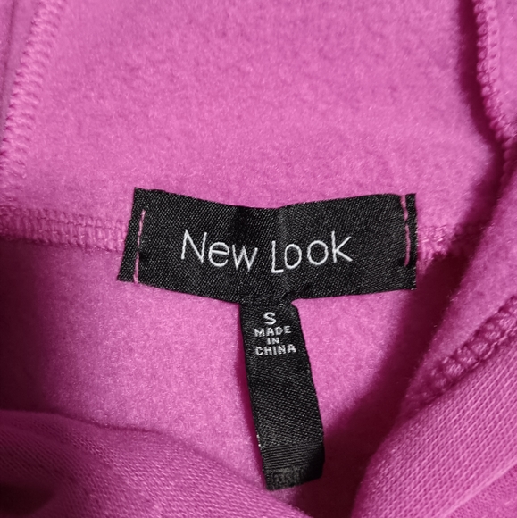 NWOT - New Look cropped bustier hoodie - Picture 2 of 3